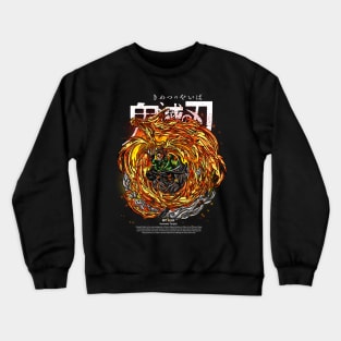 Fire Breathing Style! Hinokami Kagura Crewneck Sweatshirt